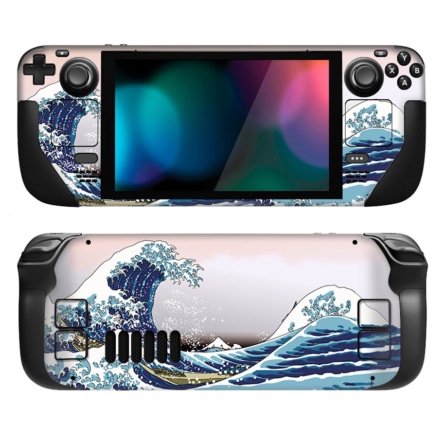 Bộ Decal Dán Steam Deck Chống Xước Wave Kanagawa