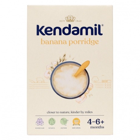 Bột ăn dặm Kendamil vị chuối 150g (Trên 4 tháng)