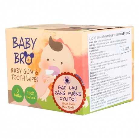 Gạc vệ sinh răng miệng trẻ em Baby Bro