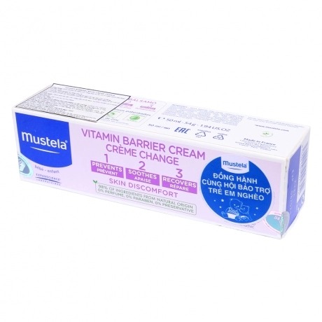Kem hỗ trợ điều trị và ngừa hăm tã Mustela 50ml