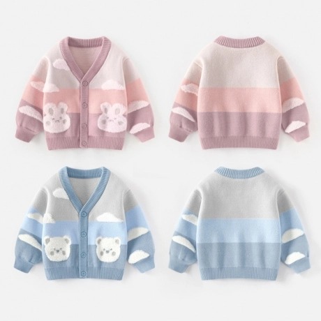 Áo len Cool Baby 4217 gấu xanh dương