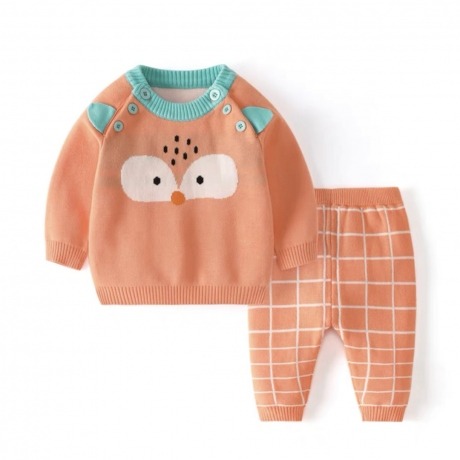 Bộ quần áo len Cool Baby 5118 sóc cam
