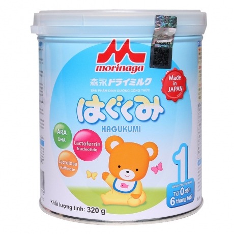 Sữa Morinaga Hagukumi số 1 320g (0 - 6 tháng)