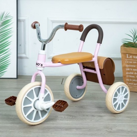 Xe 3 bánh màu hồng 601 cho bé