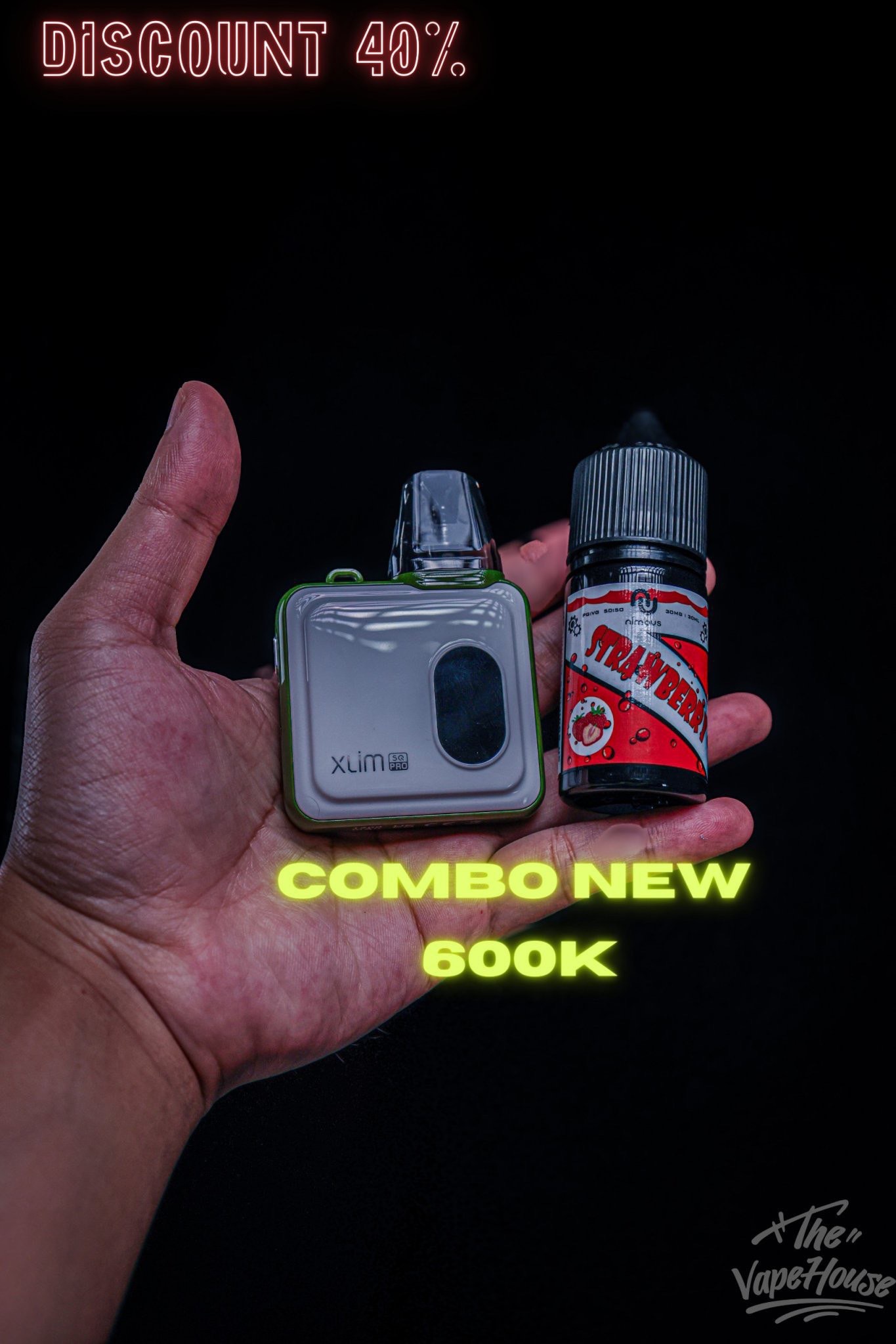 OXVA Xlim SQ Pro + Juice OXVA Passion SaltNic