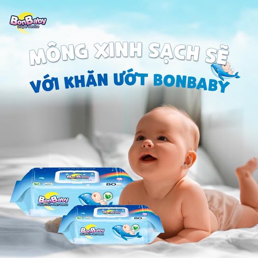 BonBaby - Khăn ướt  kháng khuẩn cao cấp
