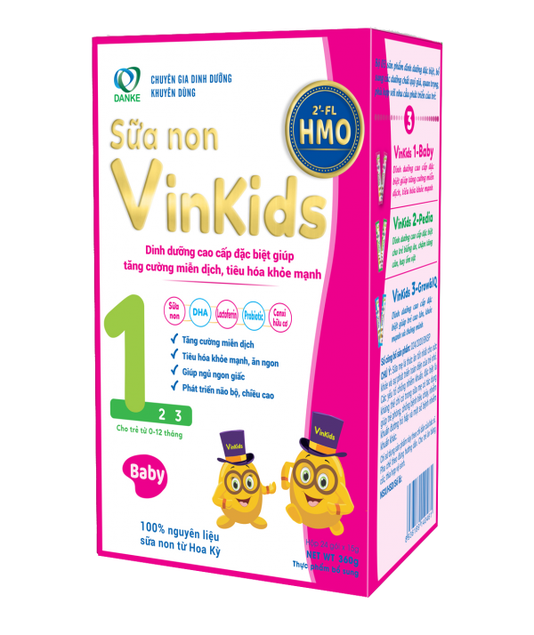 Sữa Non Vinkids Số 1 Baby - Cho Bé Hệ Miễn Dịch Và Tiêu Hóa Khỏe Mạnh