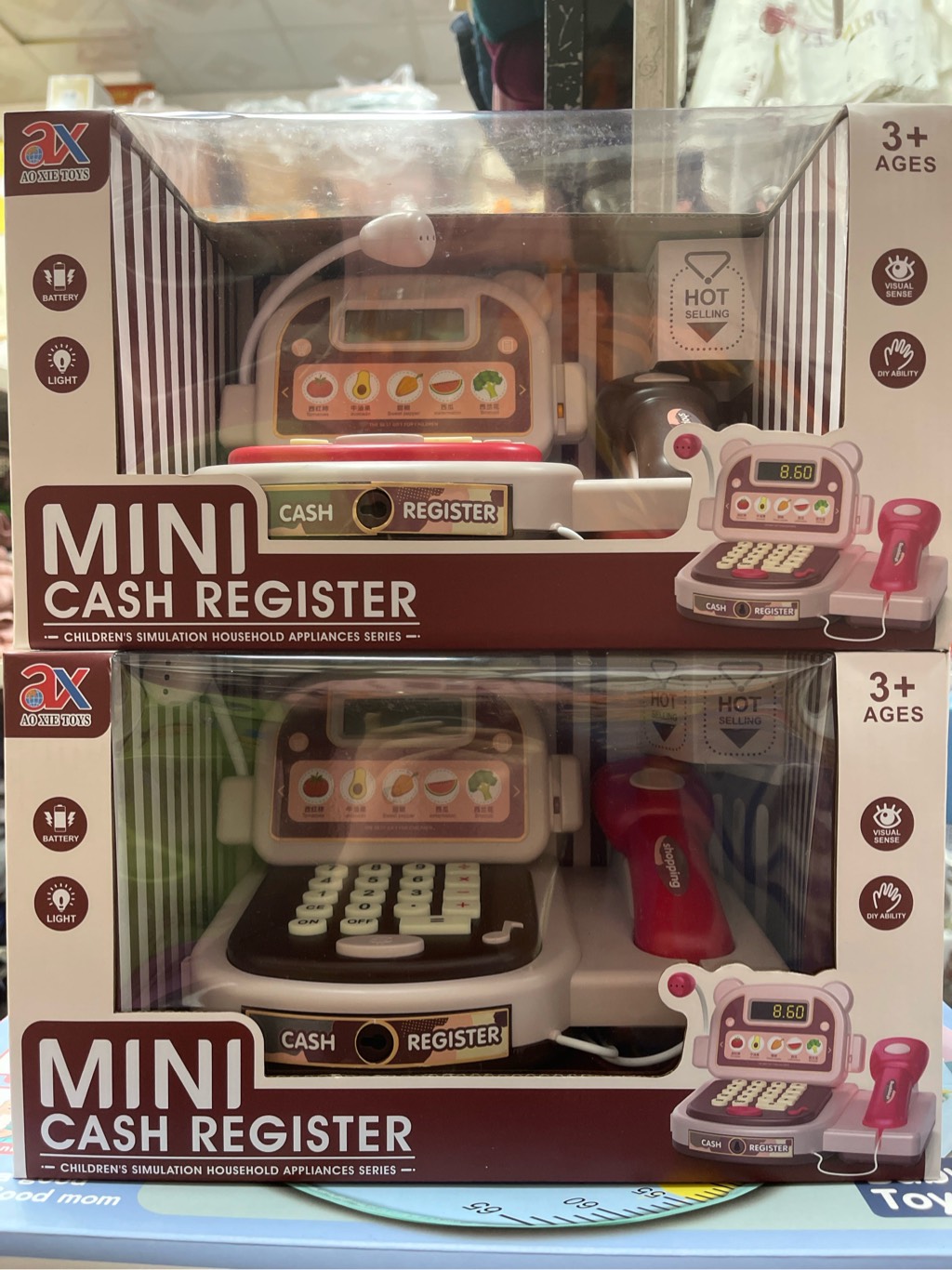 Hộp điện thoại bàn MINI Cash Register chạy pin