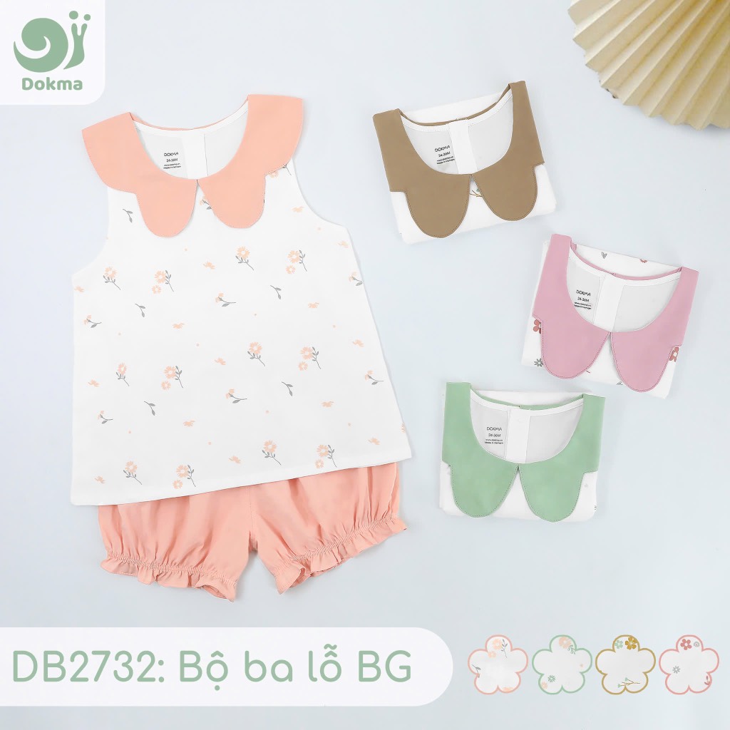 Dokma - Bộ 3 lỗ bé gái (9-36m)