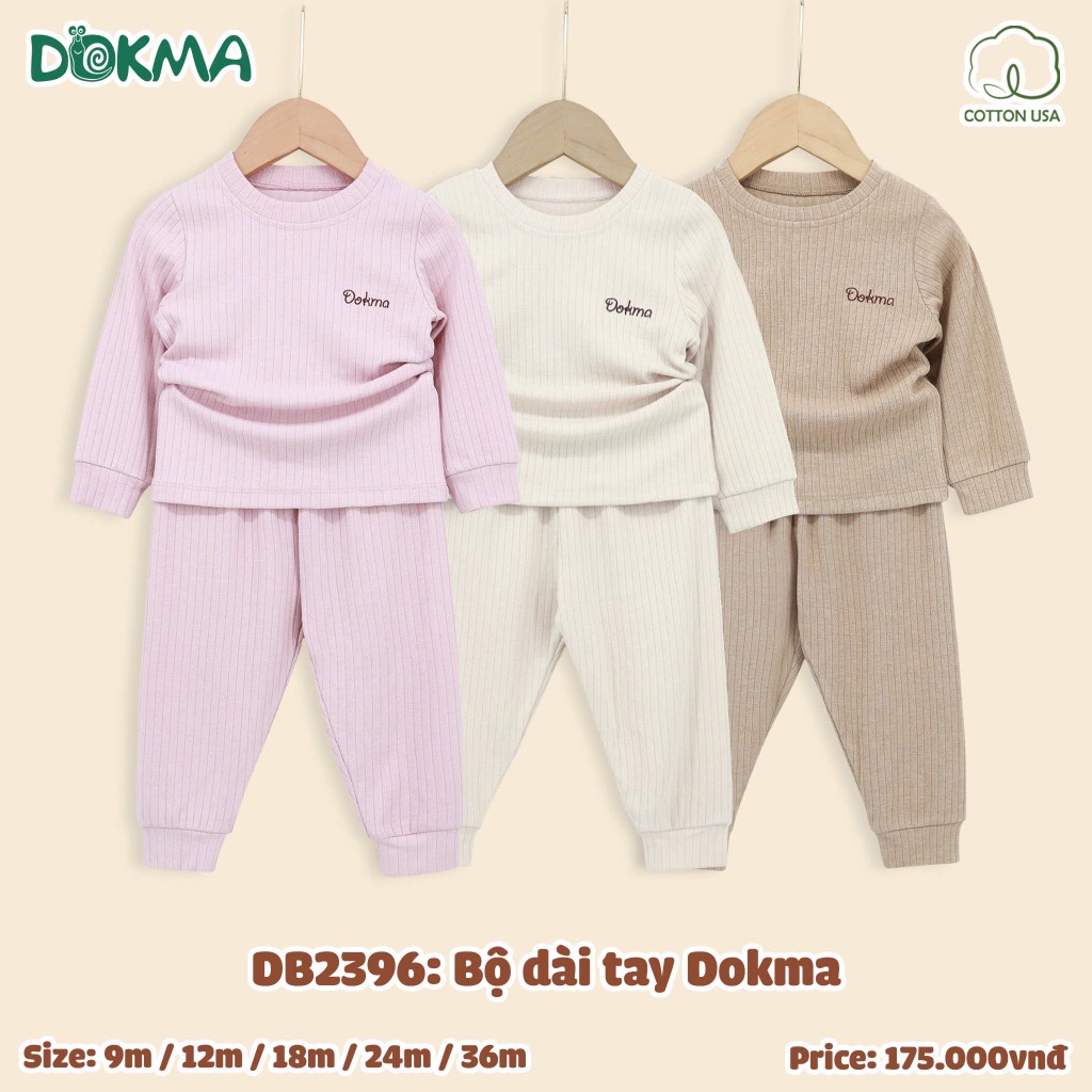 Dokma - Bộ dài tay 9-36m DB2396