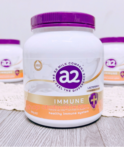 Sữa A2 - Sữa bột nguyên kem Immune Lactoferrin 900g Úc