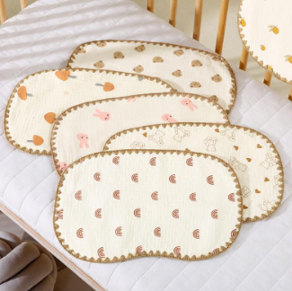 Gối Xô Sơ Sinh Họa Tiết Hàn Quốc Thị Nắng, Gối Xô Lót Đầu Sợi Tre Mềm Mịn 10 Lớp Cao Cấp Thấm Hút Mồ Hôi Cho Bé Sơ Sinh