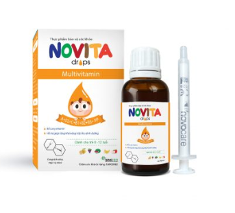 Vitamin tổng hợp NOVITA Drop 30ml – Bổ sung vitamin thiết yếu dạng nhỏ giọt cho trẻ