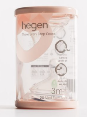 Núm ti Hegen số 2 cho bé 3-6 tháng tuổi (1 chiếc)