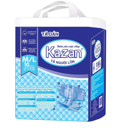 Tã dán người lớn Kazan 10 miếng