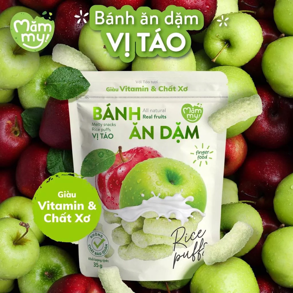 Bánh ăn dặm Mammy vị táo ( mới)