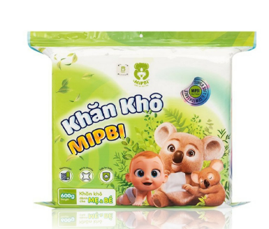 KHĂN KHÔ ĐA NĂNG BỊCH 600g (Mẫu Mới- Có Tem Chống Hàng Giả)
