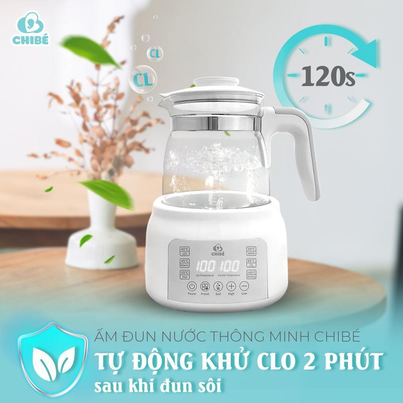 ẤM ĐUN NƯỚC PHA SỮA THÔNG MINH CHIBÉ MB002- ĐIỀU KHIỂN TỪ XA
