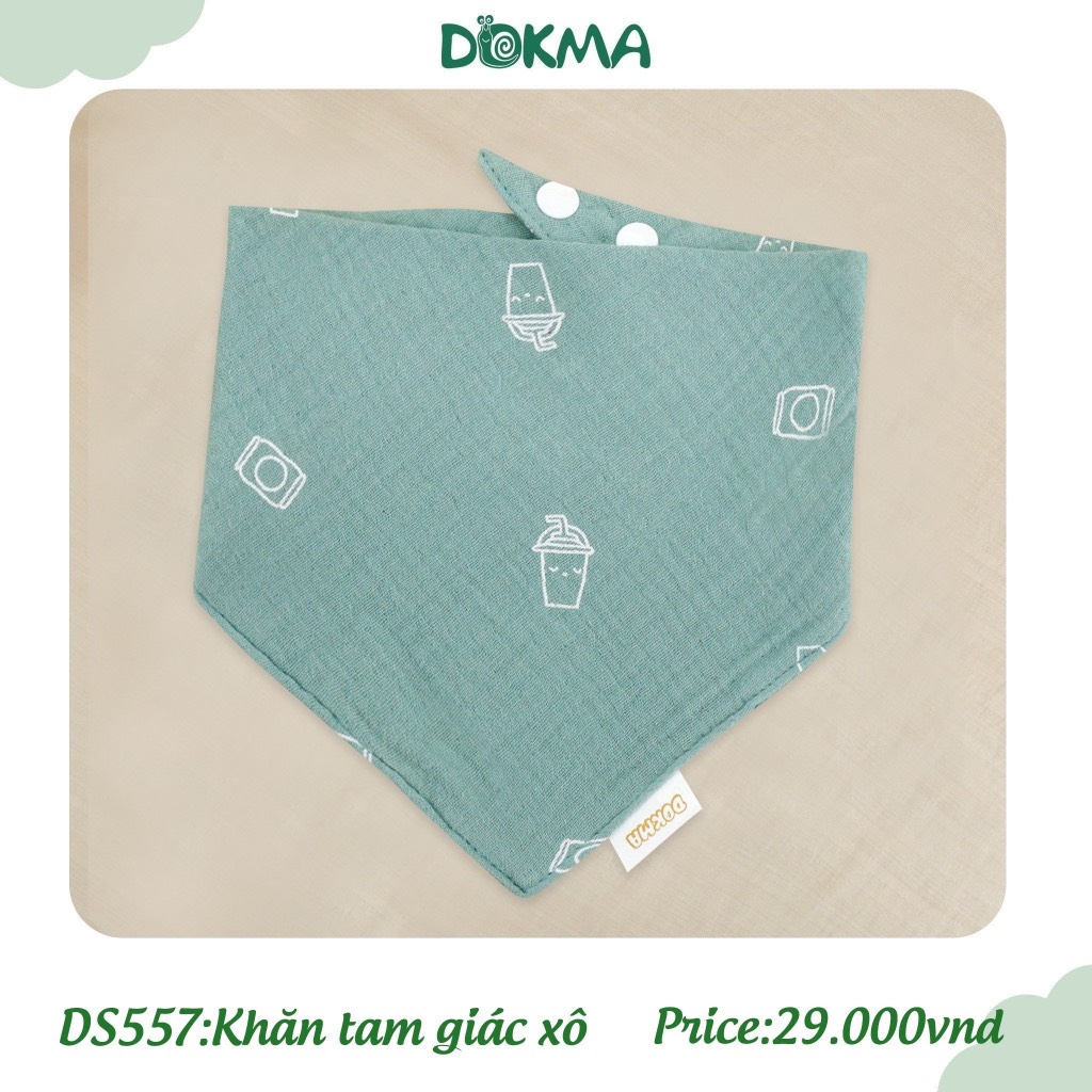 Khăn tam giác xô Dokma bé trai, bé gái (yếm xô)