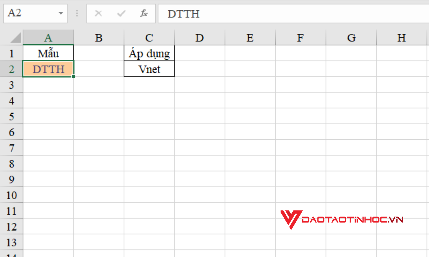 Cách copy Excel giữ nguyên định dạng bằng Format Painter - Bước 1