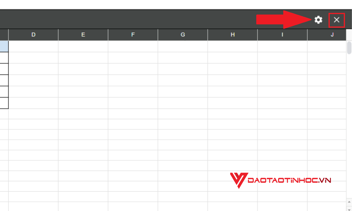 Cách tạo bộ lọc trong Google Sheet - Bước 4