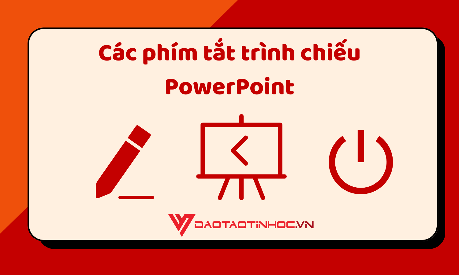 Các phím tắt trình chiếu PowerPoint