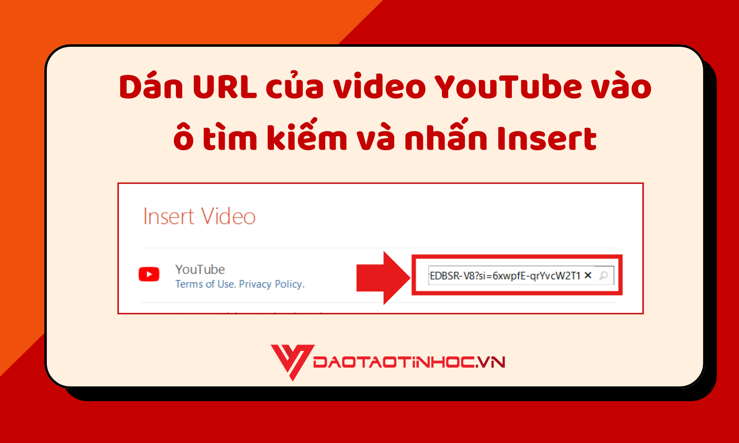 Cách Chèn Video Vào PowerPoint Từ Youtube - Bước 3