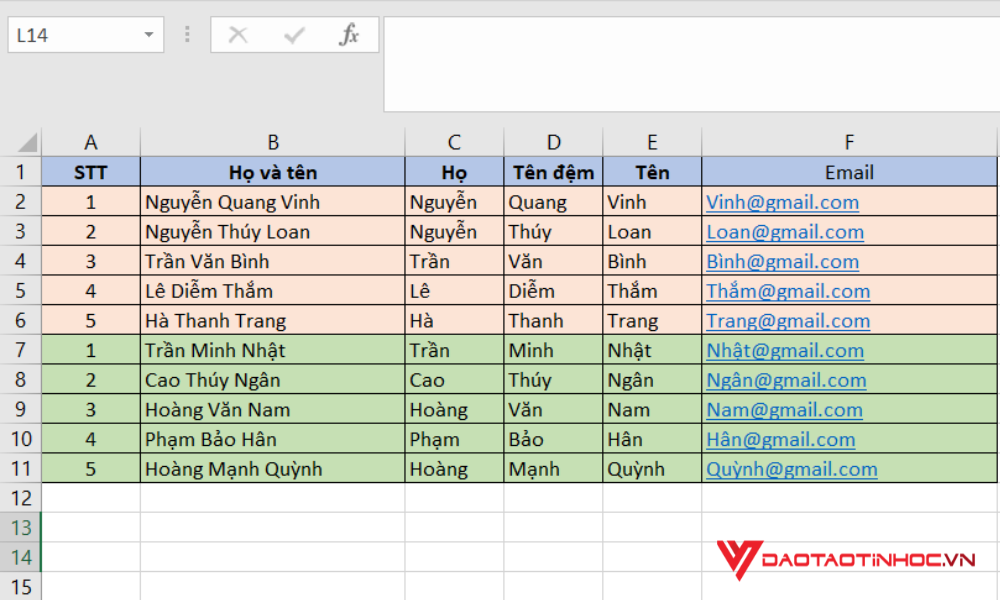 Cách dùng hàm INDEX trong Excel 3