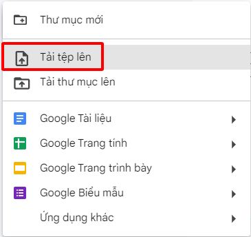 Chuyển PDF sang Word bằng Google Docs bước 2 