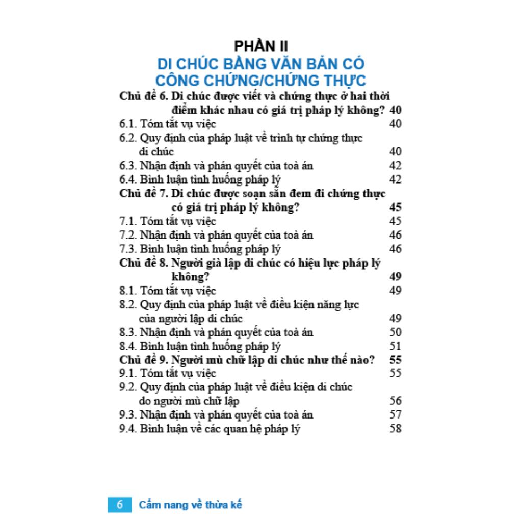 Sách Cẩm Nang Về Thừa Kế Và 26 Tình Huống Thực Tế, Văn Phong Dễ Hiểu Phù Hợp Cho Mọi Đối Tượng