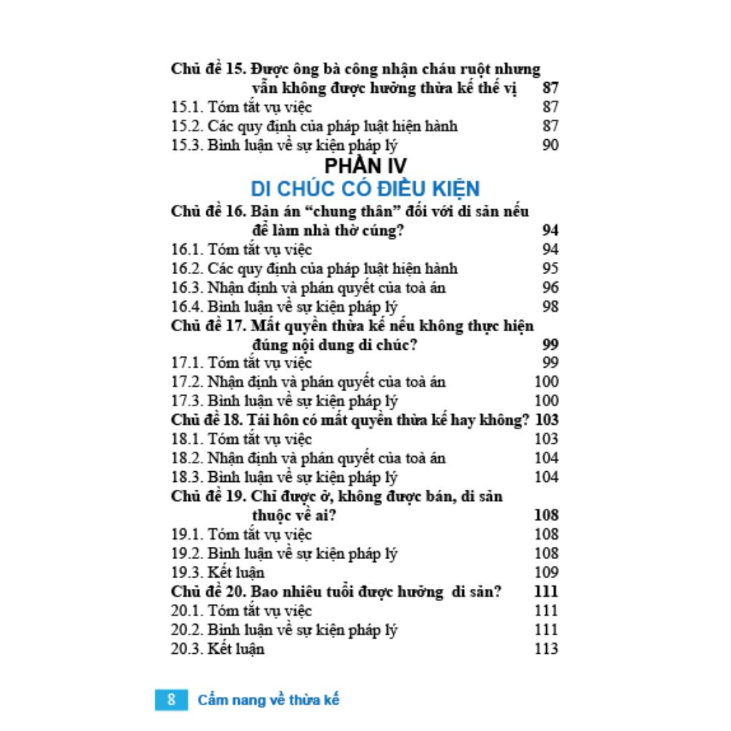Sách Cẩm Nang Về Thừa Kế Và 26 Tình Huống Thực Tế, Văn Phong Dễ Hiểu Phù Hợp Cho Mọi Đối Tượng