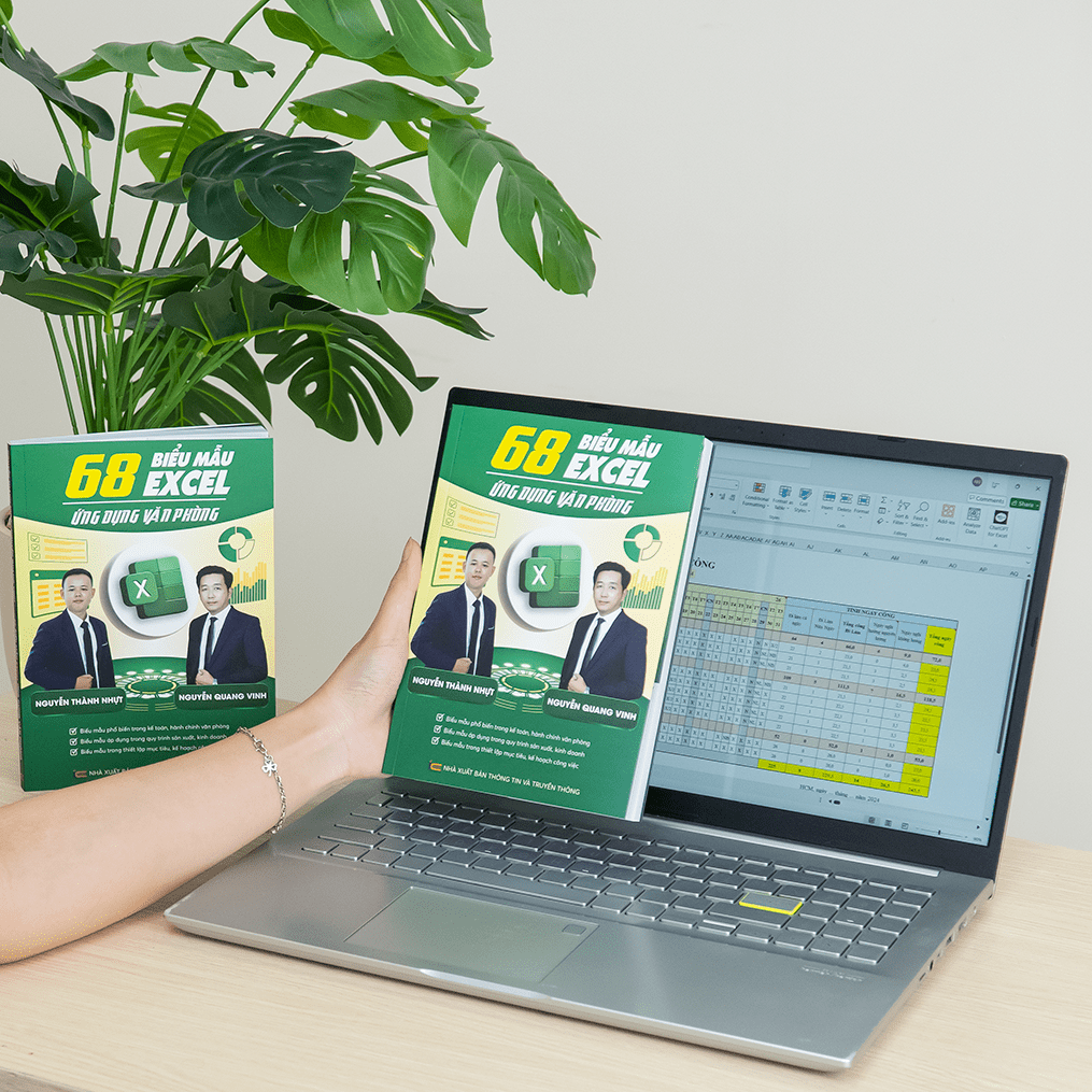 Sách 68 Biểu Excel Ứng dụng văn phòng