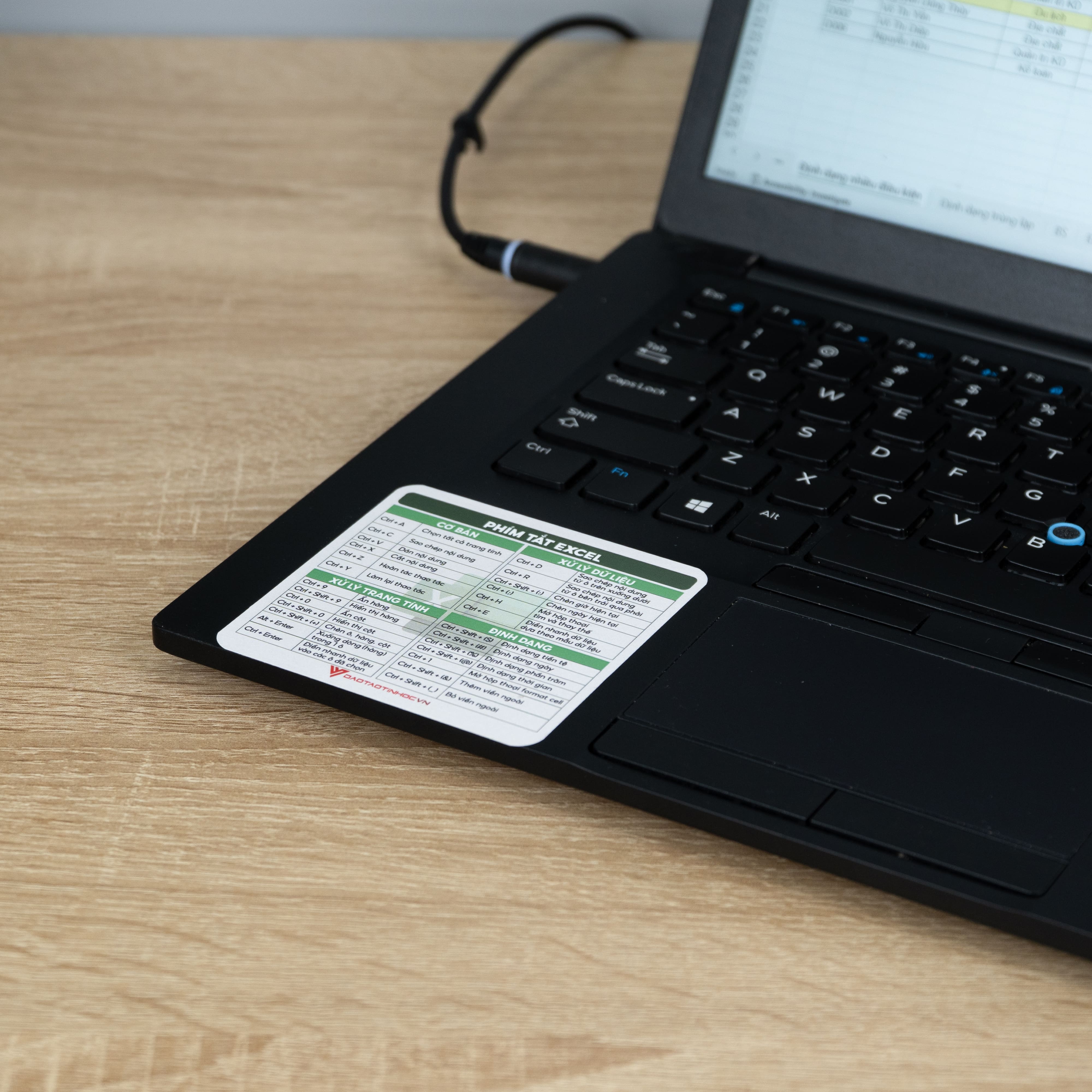 Nhãn Dán Phím Tắt Word, Excel, PowerPoint Thông Dụng