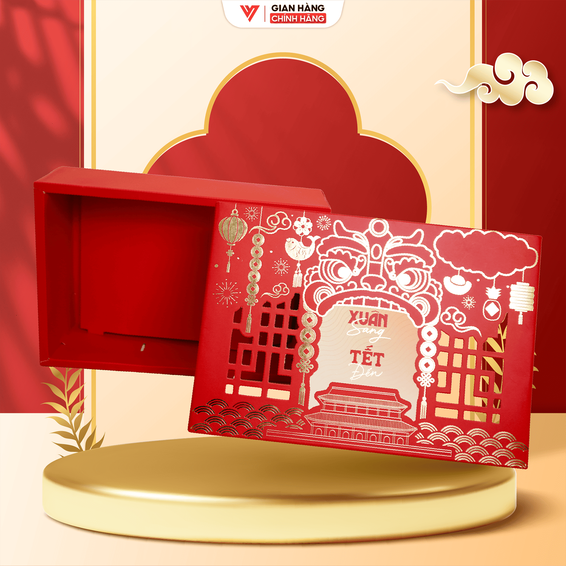 Hộp Đựng Quà Tết Tri Thức Văn Phòng ĐÀO TẠO TIN HỌC