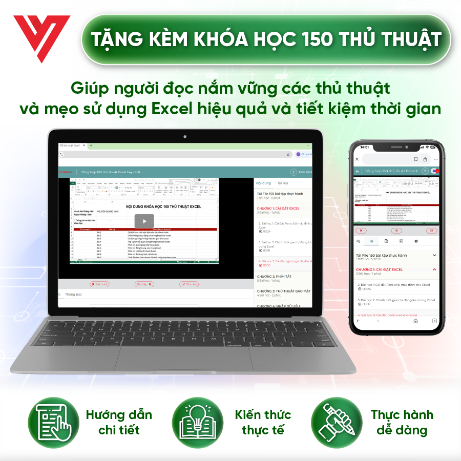 Combo 3 Power Query & Power Pivot, 150 Thủ Thuật Và Excel Từ Cơ Bản Đến Nâng Cao