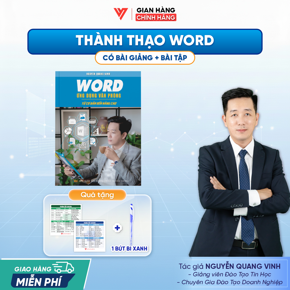 Sách Word Ứng Dụng Văn Phòng  Từ Cơ Bản Đến Nâng Cao - D02