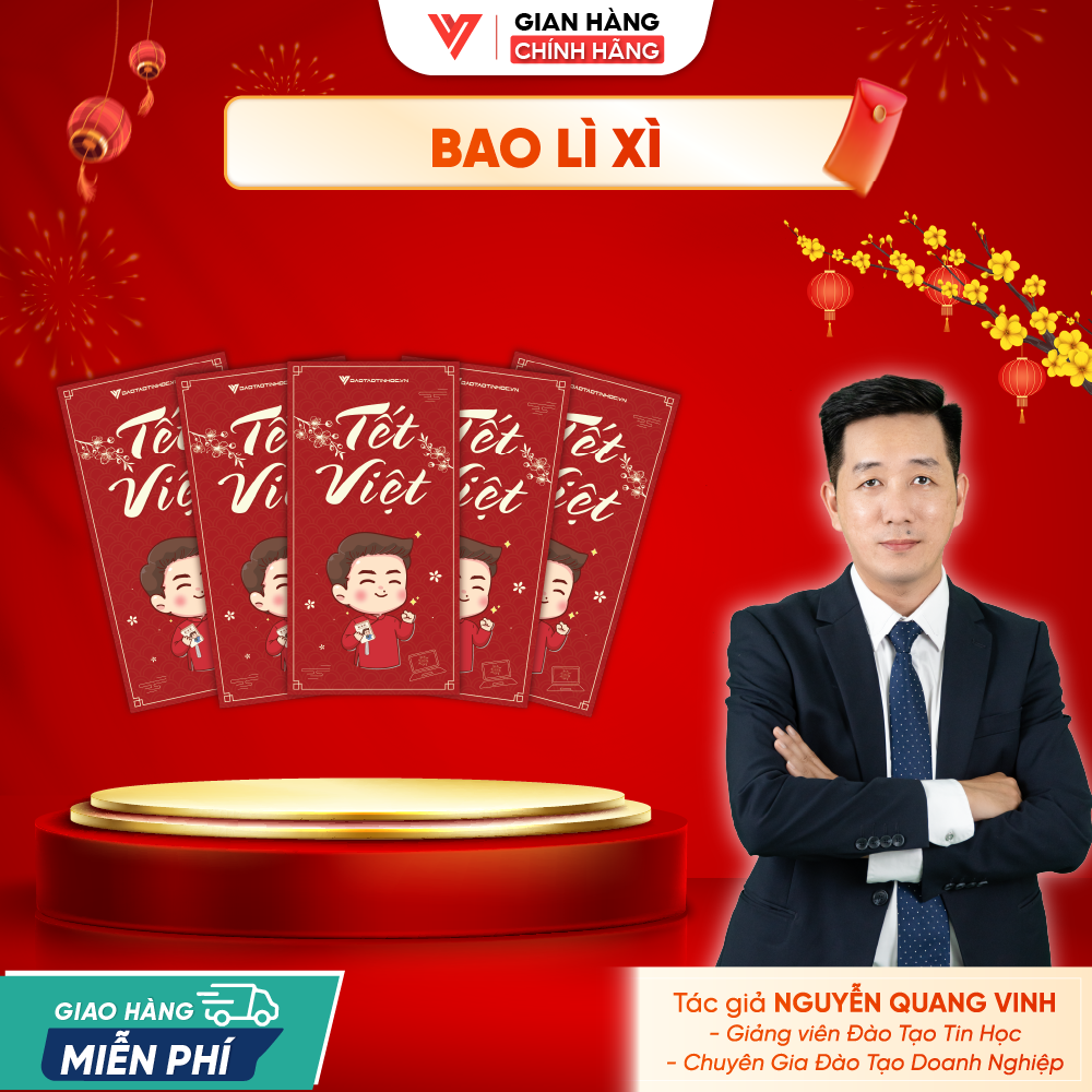 Bao Lì Xì Đẹp 2026 Thiết Kế Sang Trọng - Xấp 5 cái