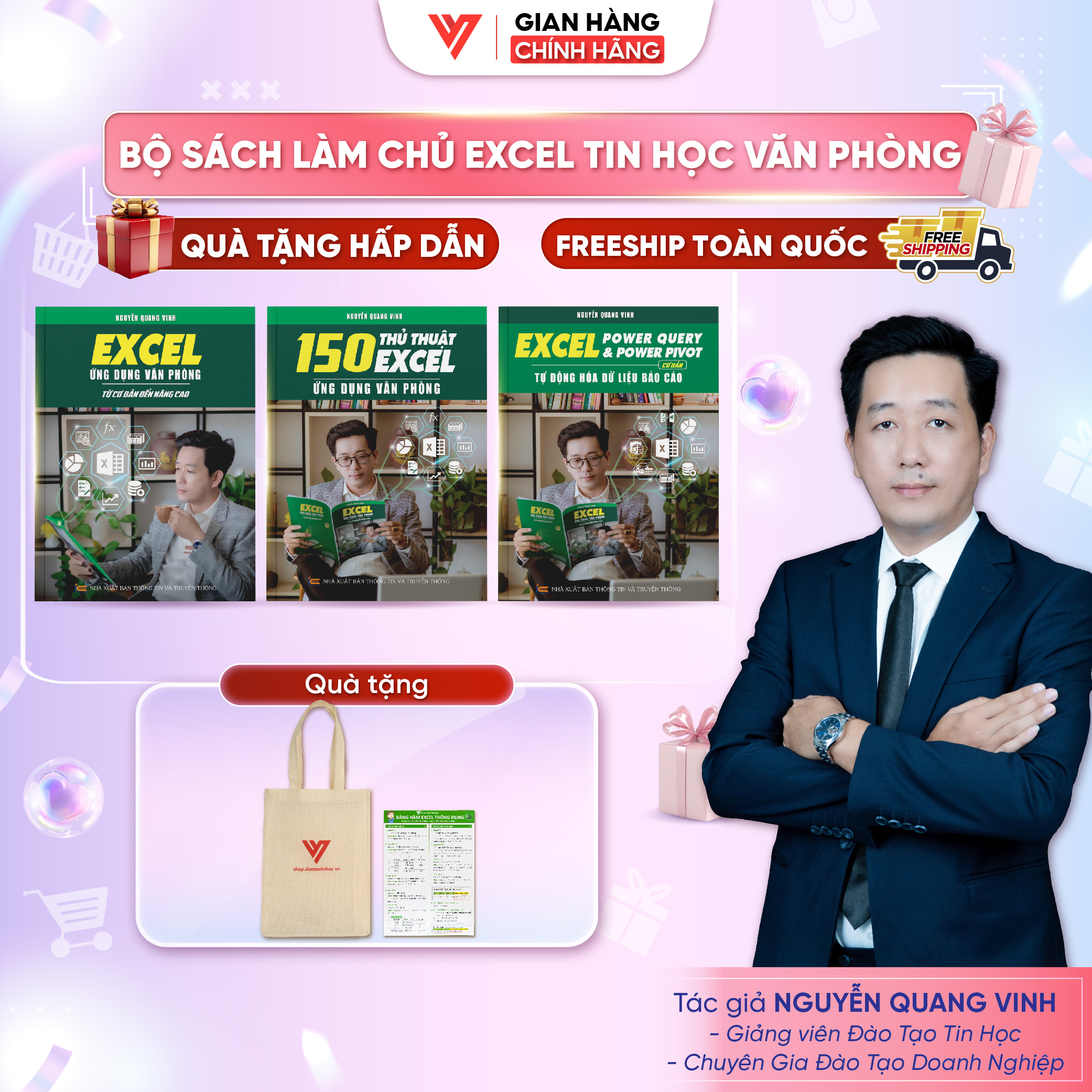 Bộ 3 Sách Power Query & Power Pivot, 150 Thủ Thuật Và Excel Từ Cơ Bản Đến Nâng Cao