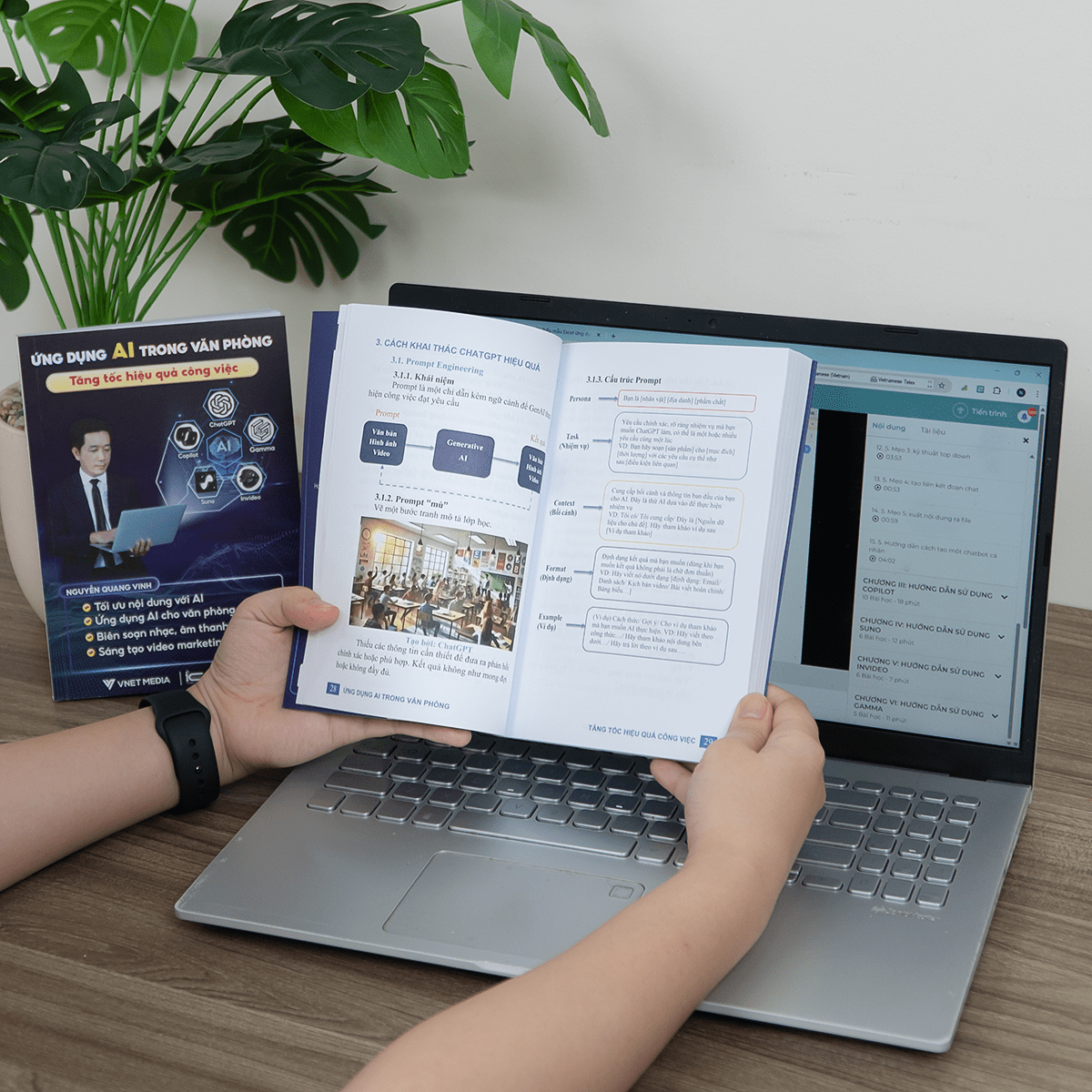 Bộ 2 sách Excel Ứng dụng Văn Phòng Từ Cơ Bản Đến Nâng Cao và Ứng Dụng AI Trong Văn Phòng