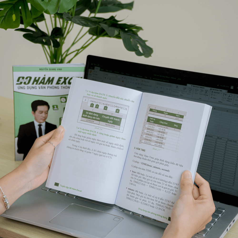 Bộ 6 Sách 90 Hàm - Excel - Word - 150 TT - Powerpoint - Google Sheets