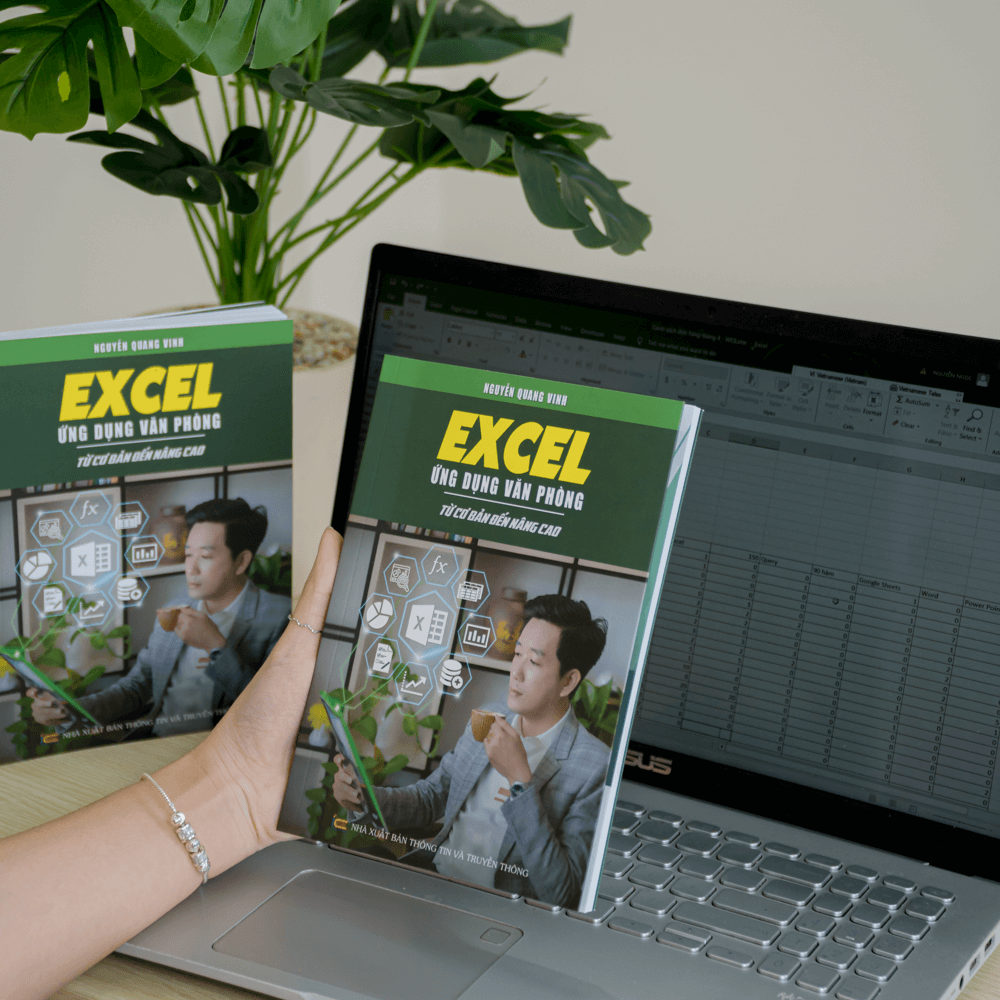 Bộ 9 Word - Excel - PowerPoint - Google Sheets - 150 TT - 90 Hàm Excel- 68 Biểu mẫu - Power Query và Ứng dụng AI