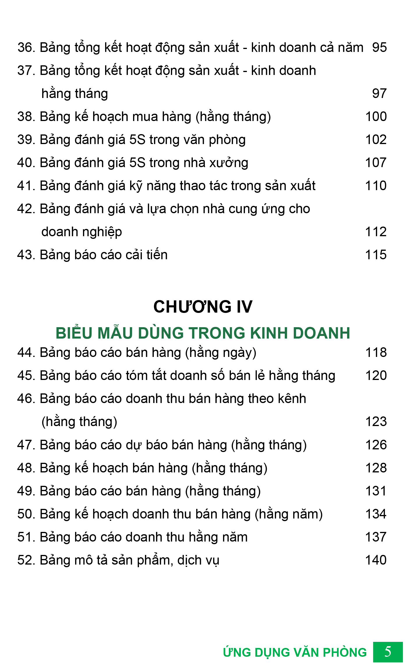 Sách 68 Biểu Excel Ứng dụng văn phòng