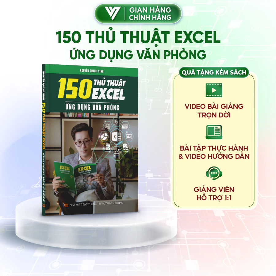 Sách 150 Thủ Thuật Excel - Ứng Dụng Văn Phòng