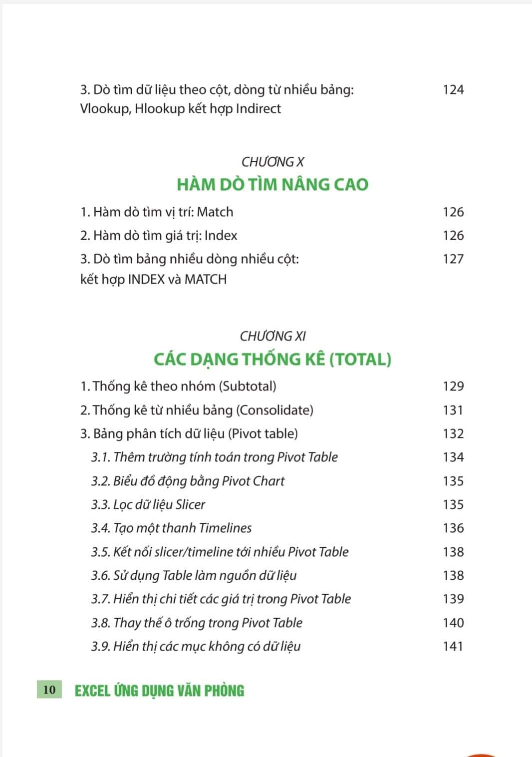 Sách Excel Ứng Dụng Văn Phòng - Từ Cơ Bản Đến Nâng Cao