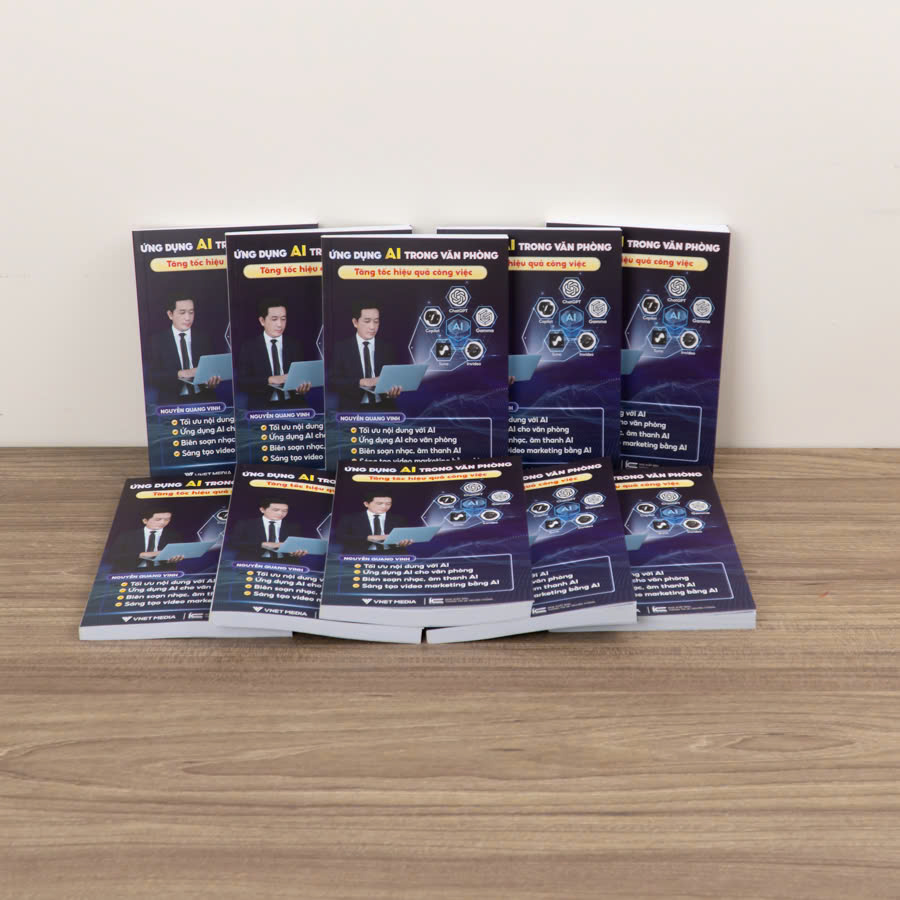 Sách Ứng Dụng AI Trong Văn Phòng Tăng Tốc Hiệu Quả Công Việc - D10