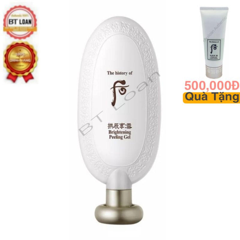 Set tẩy tế bào chết dạng kỳ làm sáng da Whoo Brightening Gel 100ml