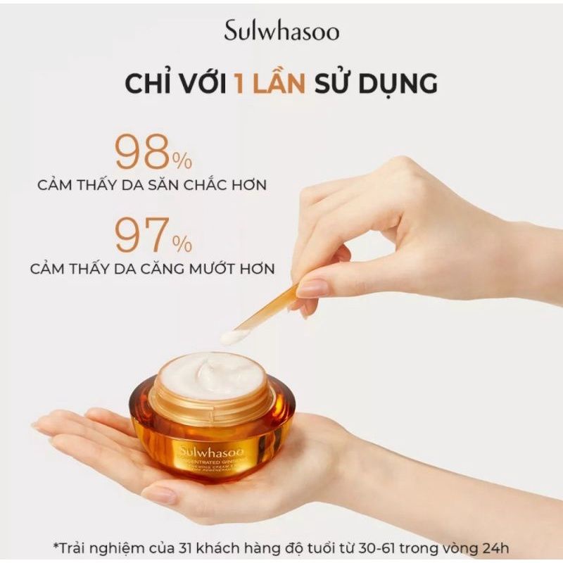 [ 55ML ] combo 3 món Nhân sâm cô đăc sulwhasoo giải quyết mọi vấn đề về da trẻ hóa làn da  Concentrated Ginseng