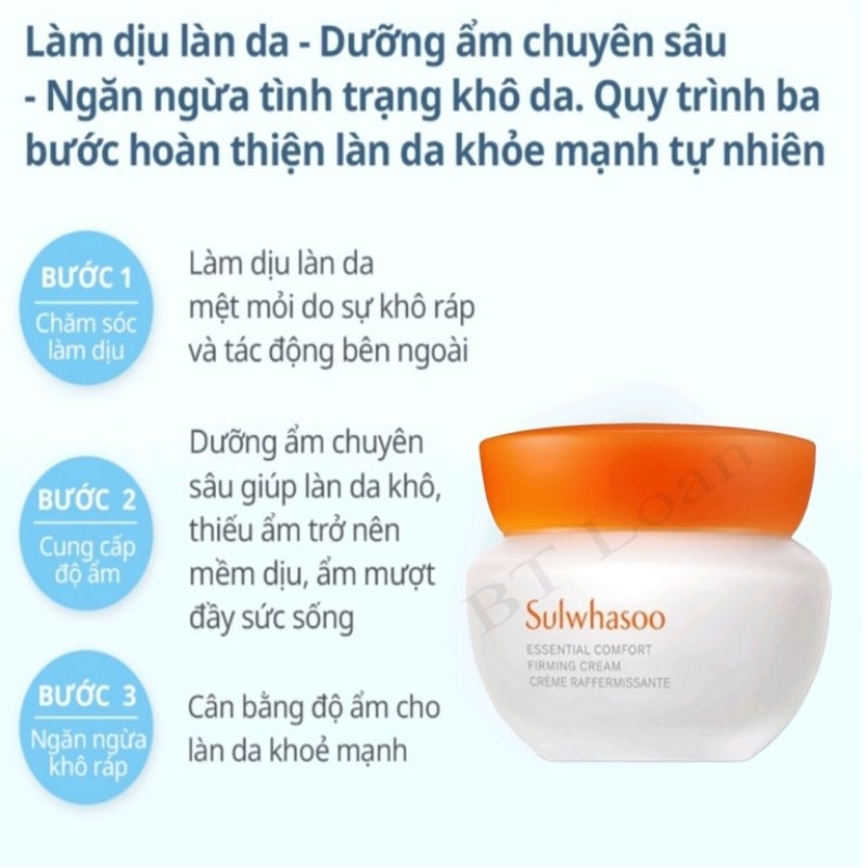 [ Mẫu Mới Date 2026 ] Kem dưỡng da nâng cơ dưỡng da mịn màn dành cho da nhạy cảm sulwhasoo essential friming cream