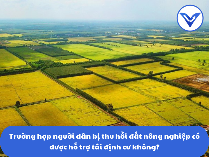Trường hợp người dân bị thu hồi đất nông nghiệp có được hỗ trợ tái định cư không?