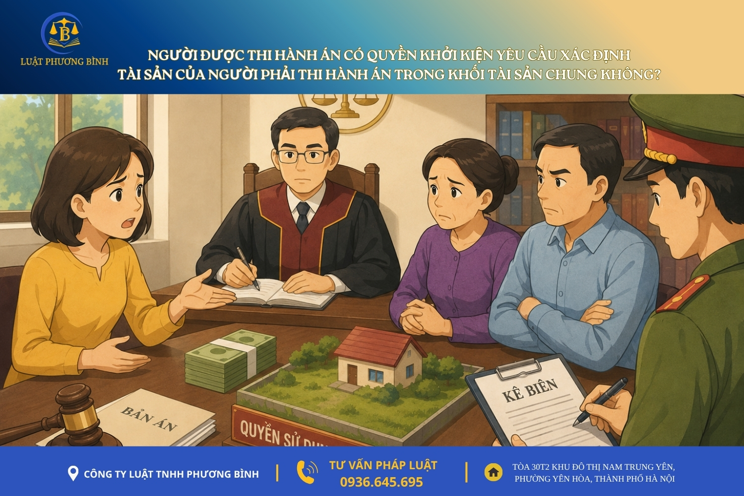 Người được thi hành án có quyền khởi kiện yêu cầu xác định tài sản của người phải thi hành án trong khối tài sản chung không?